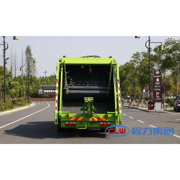 Nuevo camión de basura verde DONGFENG D9 8tons