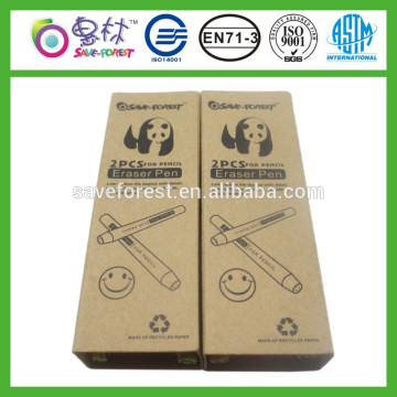 Recycled cute cartoon eraser pencil