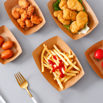 Paper Boat Shaped Fry Cups