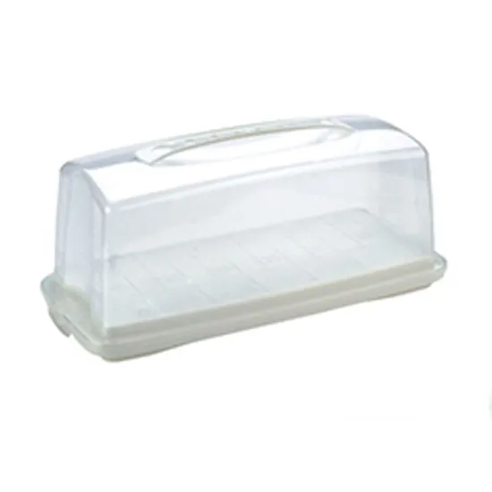 Household plastic storage cheap cake slice boxes plastic cake box for bakery