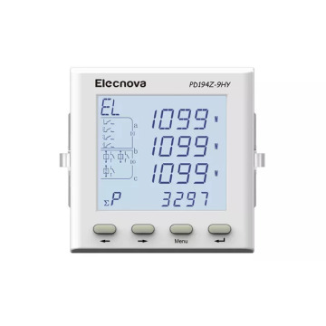 Panel Mounted Kwh Meter RS485 Communication 3 Phase