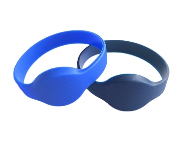 RFID Silicone Wristbands with Logo Print: Compatible S50, 1K, 13.56MHz for Events