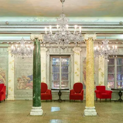 Retro hotel Lobby chinese style crystal chandelier Light