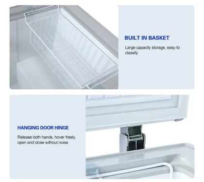 Horizontal Freezer Refrigerator and Gelato Display Freezer