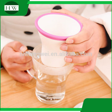 promotional gift colorful double wall separate ceramic water tea milk coffee cup mug with handle and lid