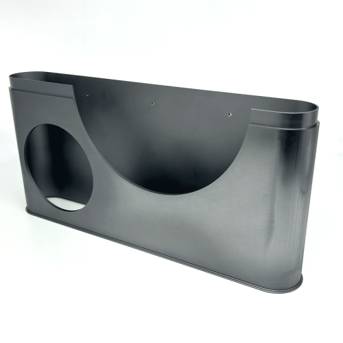 Изящный изогнутый полый корпус для динамиков серого цвета