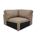 Lazy combination sofa solid color
