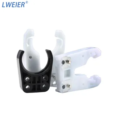 ISO30 Automatic Cutter Holder - White Plastic Tool Holder Clamping
