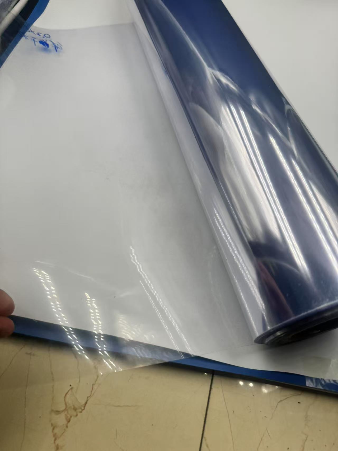 PVC film transparent costmatic packaging