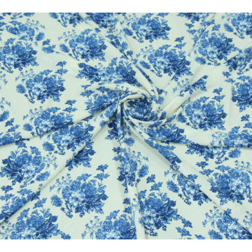 Porcelain Design Printed Chiffon Fabric