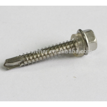 Hexagon flange head drilling screws DIN7504K