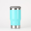 Car mounted portable insulated cup with bottle opener