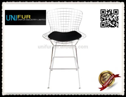 Harry Bertoia,replica PVC upholstered Wire Bar Stool