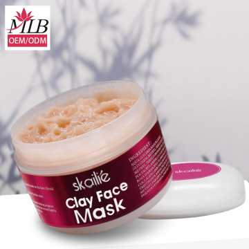 High-Quality Collagen and Hyaluronic Acid Whitening Rose Pink Clay Mud Firming Face Mask