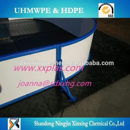 HDPE synthetic ice rink dasher board/artificial hockey board