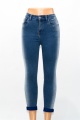 Jeans di contrasto personalizzato Jeans gamba dritta