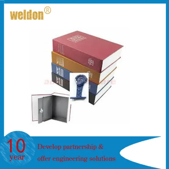 high security metal safe book lock box