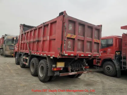 Good Condition Used Foton Auman Heavy Tractor Dump Truck 8X4 Tipper Trucks in Cheap Price