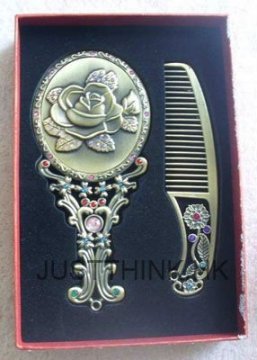 Customized 3D Painting Cosmetic Pocket Mirror Set FZ-HSL-SBHJ002C