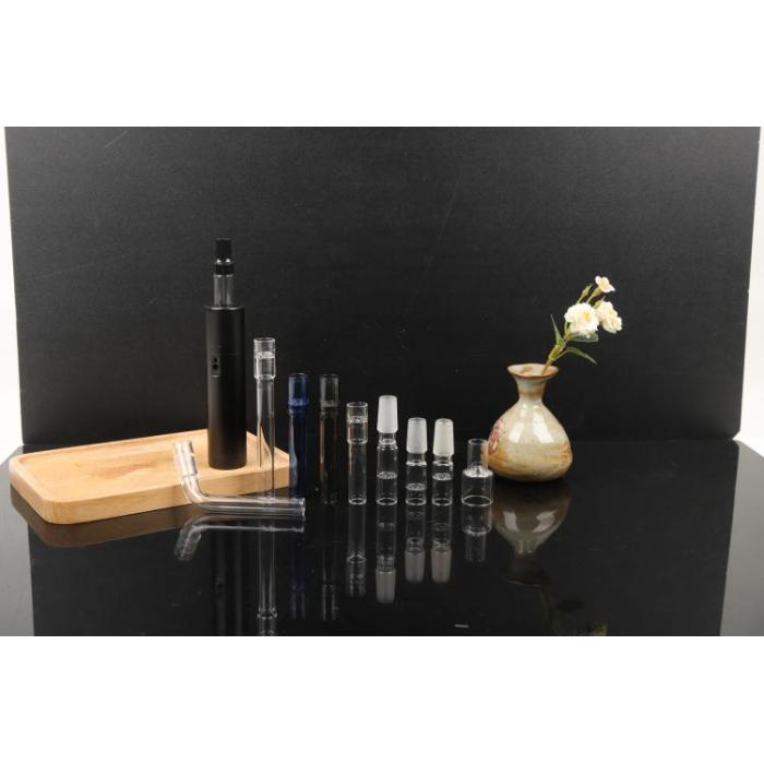 Tubo de aromaterapia de vidrio de logotipo personalizado transparente