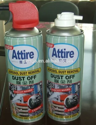 Compressed dust-off air duster