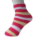 Stripe Floor Socks para senhora