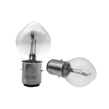 2PCS Мотоцикл DC12V 35W B35 BA20D Двухточальная лампа фар - белый свет