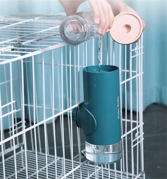 Automatische Hundwasserflasche für Haustierspender Hängende Käfig -Getränkeschale