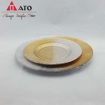 Embossed Amber color plate with Aluminzing&Spray