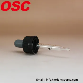 Plastic Childproof Dropper with Glass Pipette