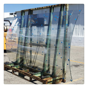 Curved Toughened Glass Panels For Buildings