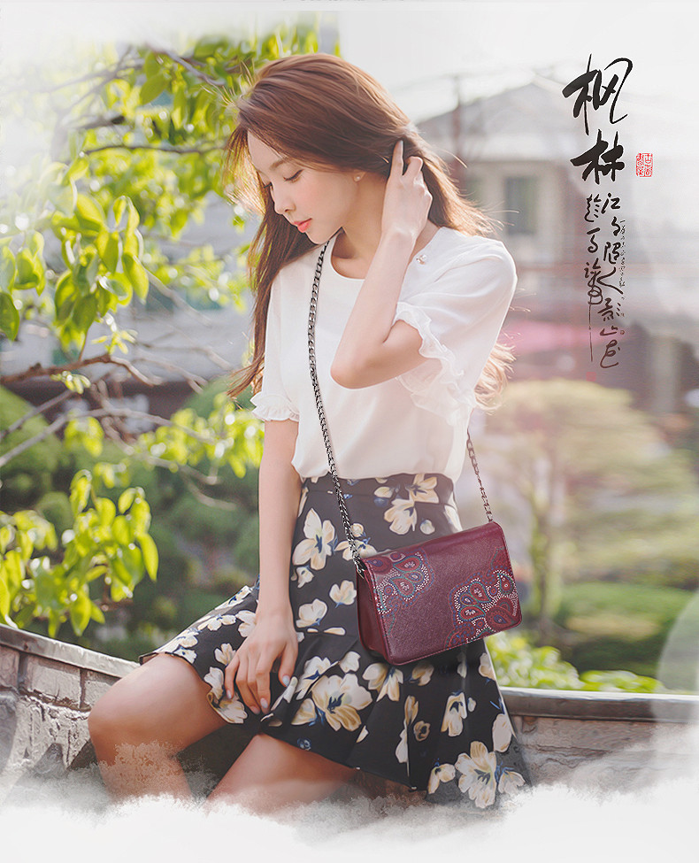  Ladies PU Leather Shoulder Bag