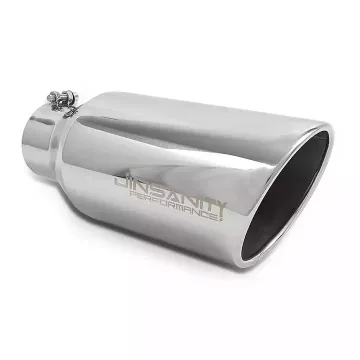 3 Inch Universal Stainless Steel Exhaust Muffler Tail Tip Pipes for Jeep Wrangler JL 2018-2019