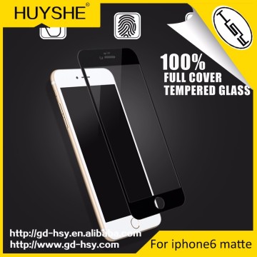 HUYSHE perfect anti fingerprint full cover matte glass shield for iphone6s