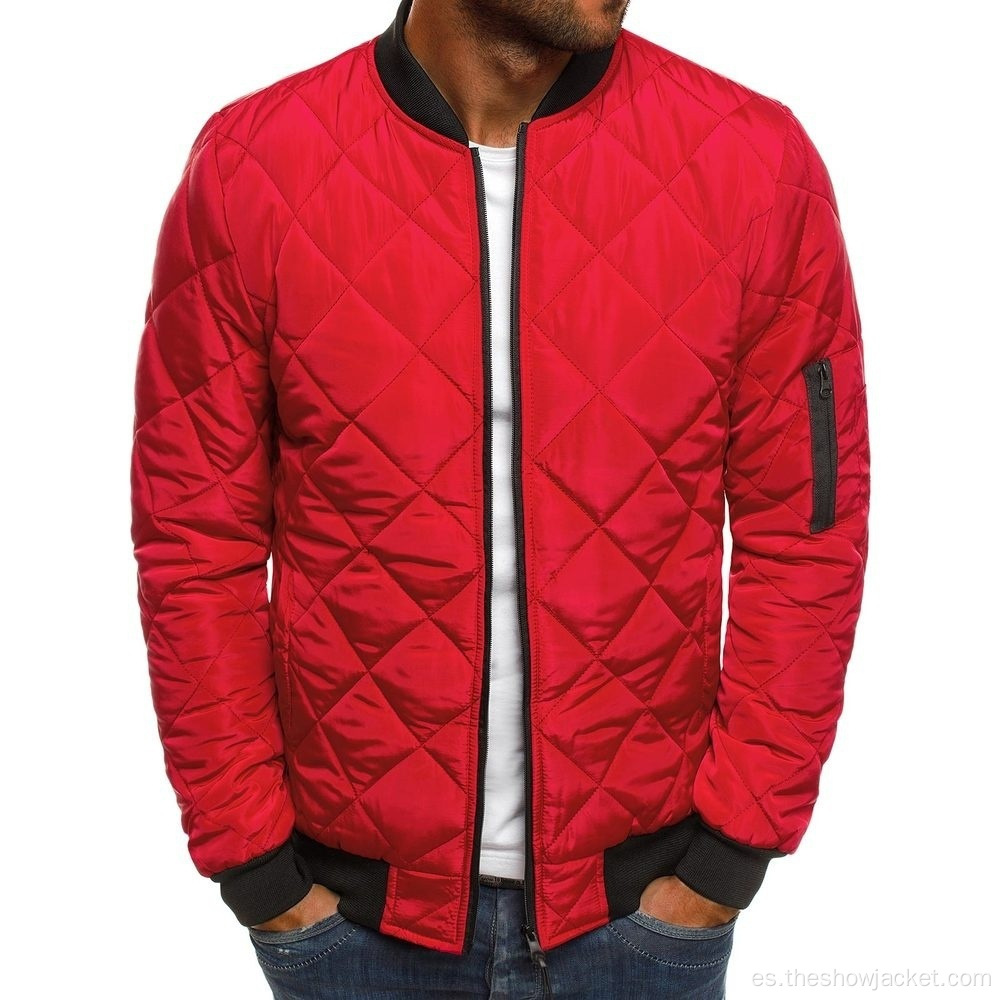 Chaqueta bomber acolchada de alta calidad para hombre