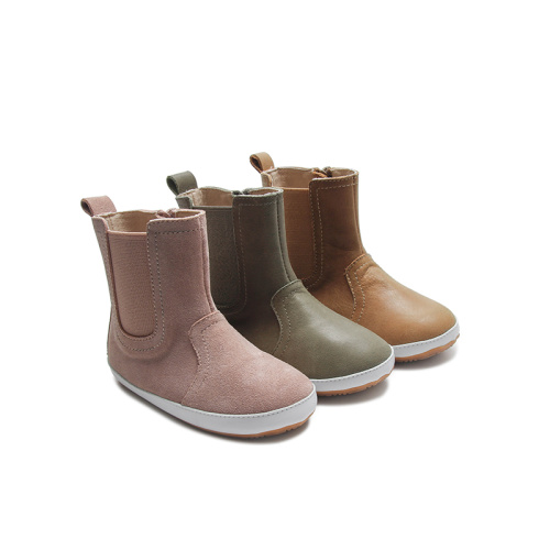 Wachs Leder Chelsea Kids Boots