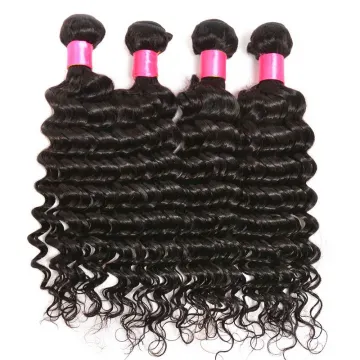 Raw Virgin Cuticle Aligned Hair weave Human Hair Extension High Quality Hair Weaving loose deep wave exotic wave bundles