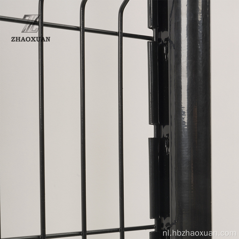 Buiten PVC gecoate 3D -draadmesh hek gelast