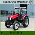 Custom 4x4 4WD 70 HP Tractores de agricultura de ruedas con cabina