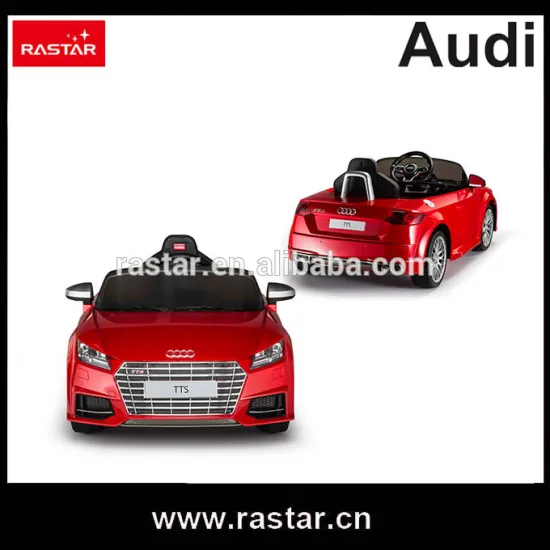 Rastar 2016 new product children toys Audi TTS 2.4G ride on car