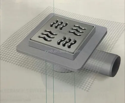Stainless Steel Square Tile Insert Floor Drain Grate