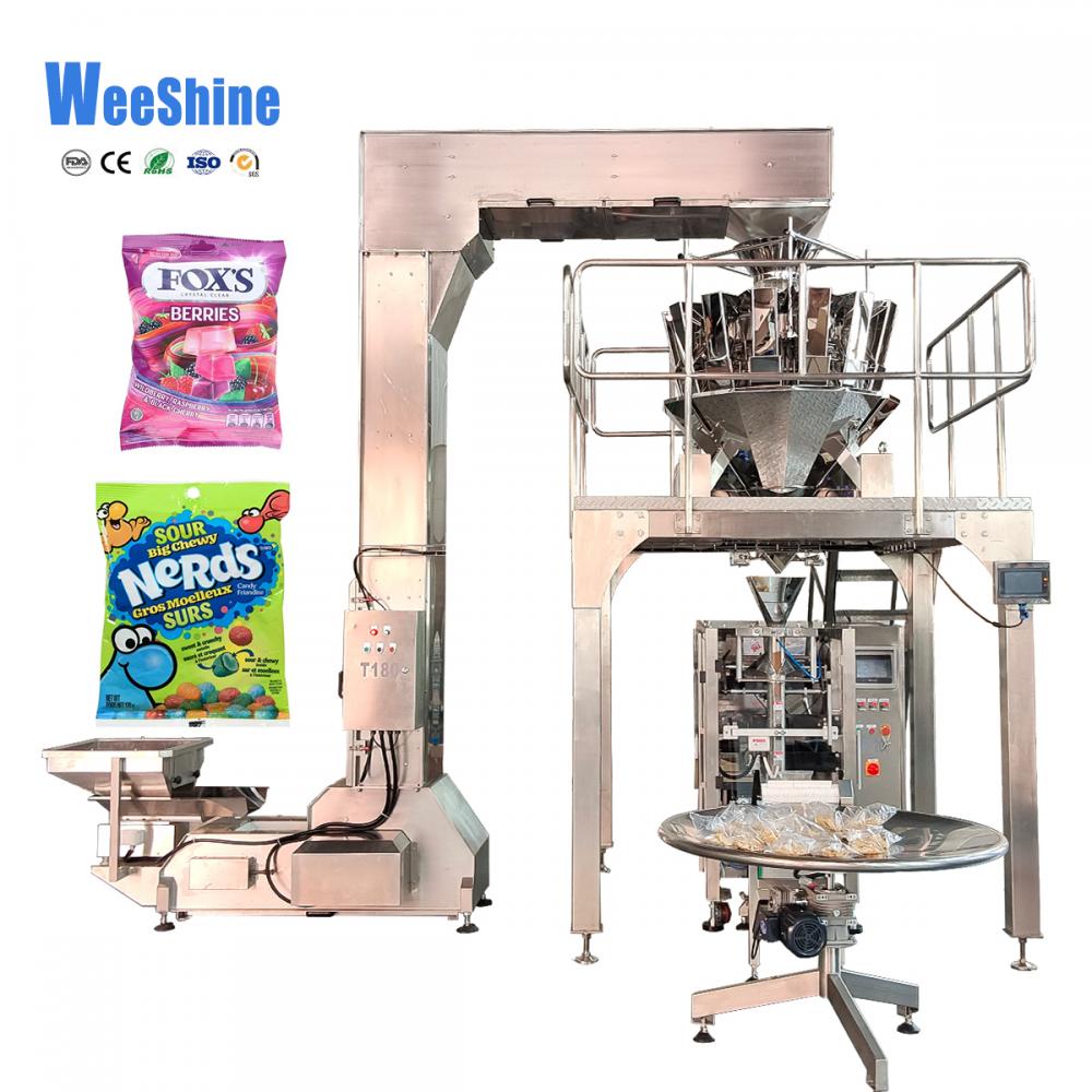 VFFS Candy Snacks Fruits Snacks Packing Machine