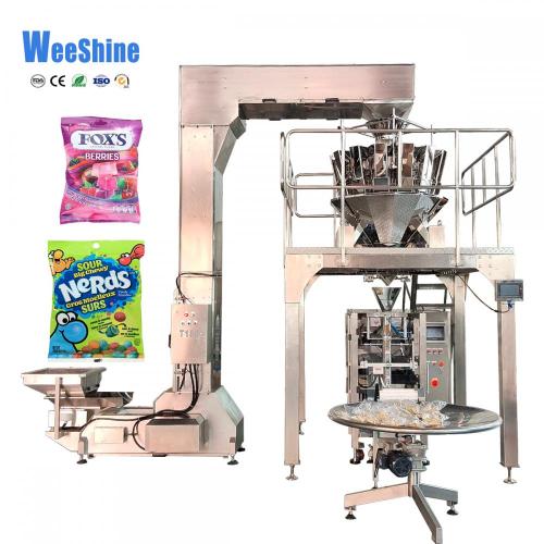 VFFS Candy Snacks Fruits Cacking Machine