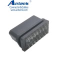 Conector de enchufe OBD masculino de 16 pines