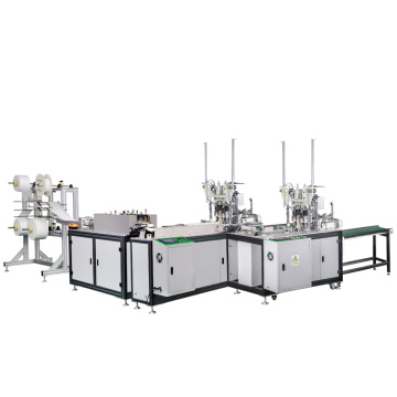 Full-automatic flat mask making machine