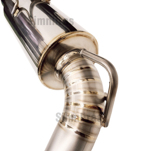 Einzelschuffler mit Tipp 4,5 "Ausgang Catback-Auspuffanlage für 09-21 Nissan 370Z Z34