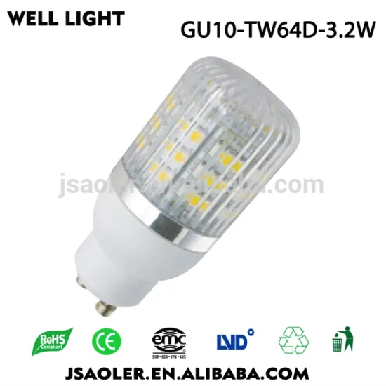 G9 GU10 E27 E14 64leds gu10 corn cob led light bulbs