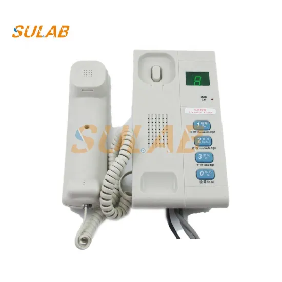 Good Quality Mitsubishi Elevator Spare Parts, Including Elevator Machine Room Intercom and Part ZDH01-021-GG