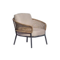 Outdoor Woven Rope Sofa Chair for Balcony Patio