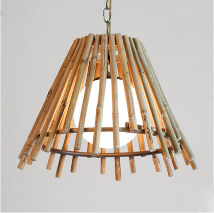 Sell well simple Characteristic dining room bamboo pendant lamp